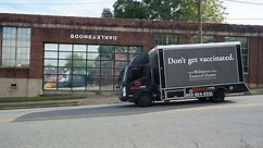 Man who created 'funeral home' truck says there's a catch behind ad