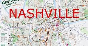map of Nashville Tennessee