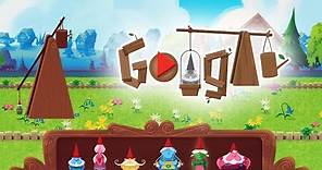 Garden Gnomes New Google Doodle Gameplay - All Gnomes fly