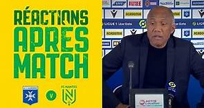 AJ Auxerre - FC Nantes - la réaction d'Antoine Kombouaré