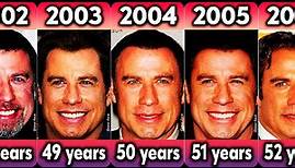 John Travolta from 1980 to 2023