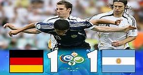 Alemania 1 (4) x (2) 1 Argentina ● Copa del Mundo 2006 Resumen y Goles + Penales HD
