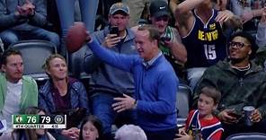 Peyton Manning Shows He Can Still Throw It Deep During Nuggets Game