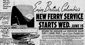 60 years since the start of BC Ferries