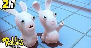 Big Compilation 2H The Rabbids are stuck! | RABBIDS INVASION | New episodes | Cartoon for kids