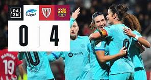 Athletic Club vs FC Barcelona (0-4) | Resumen y goles | Highlights Liga F