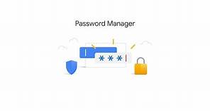 A built-in password manager in your Google Account