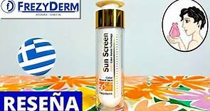 🤎FREZYDERM Sun Screen COLOR VELVET Second Skin Technology SPF 50+✅El Mejor Protector Solar con Color