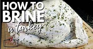 How To Brine A Turkey - Easy Turkey Brine Recipe for Smoked Turkey
