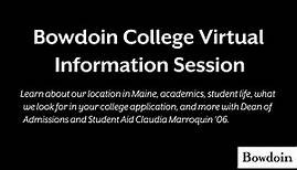 Bowdoin College Virtual Information Session