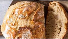 World's Easiest Homemade Bread - Crusty Artisan style!!