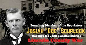 YOUNG GUNS REGULATOR: Josiah "Doc" Scurlock survived a shot in the neck & fought with Billy the Kid.