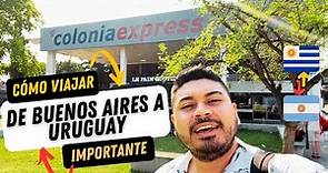✔¿Cómo ir de Buenos Aires a Uruguay, 🚢Viajando en Colonia Express.