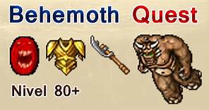 Tibia: Behemoth Quest Completa | Nivel 80+