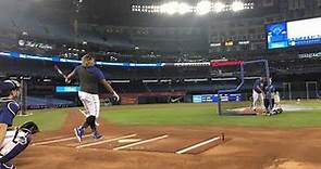Vlad Guerrero Jr. LAUNCHES to practice for Home Run Derby
