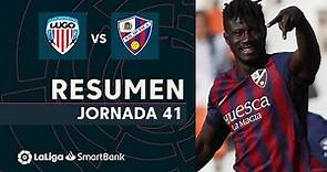 Resumen de CD Lugo vs SD Huesca (1-2)