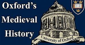 Early History of the University of Oxford