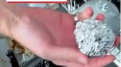 Using tin foil to brighten up cutlery