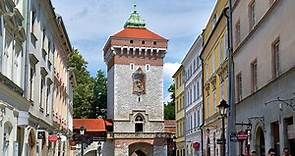 St. Florian's Gate Tower in Krakow, Poland