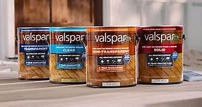 Valspar Exterior Stain & Sealer