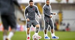 Messi, Neymar, Mbappe Train With PSG At Jan Breydelstadion Ahead Of Club Brugge In Champions League