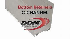Garage Door Bottom Seal Retainers: C-Channel