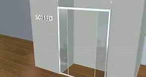 Video Istruzioni Montaggio Box Doccia Cristallo 6 MM Porta Scorrevole Centrale Marchio LineaDoccia