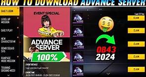 HOW TO DOWNLOAD FREE FIRE ADVANCE SERVER 2024 😱⚡ || FREE FIRE ADVANCE SERVER KAISE DOWNLOAD KAREN!