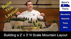 Colorado Loop Layout Build: 2x3 Foot N Scale Model Railroad Tutorial