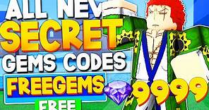 ALL NEW *FREE GEMS* CODES in KING PIECE CODES! (King Piece Codes) ROBLOX