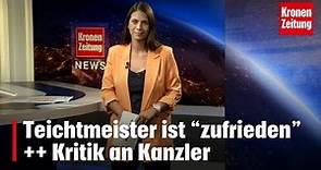 Krone News, 05.09.2023: Teichtmeister ist „zufrieden“++ Kritik an Kanzler | krone.tv NEWS
