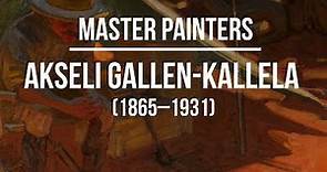 Akseli Gallen Kallela (1865-1931) A collection of paintings 4K Ultra HD