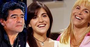 El día que Diego Maradona jugó con Gianinna y Claudia en "Pulsaciones"