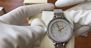 Reseña Anne Klein AK1409LGSV Swarivski Reloj de Mano para Mujer ¡Adquiere el Tuyo en la Descripción!