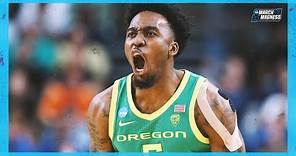 Oregon's Jermaine Couisnard Drops 40 PTS vs. Former Team South Carolina | 2024 March Madness