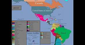 The History of the Americas (1450 - 2019): Every Year