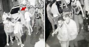 Aaron Donald Surveillance Video Shows NFL Star Pulling Mob Off Alleged Attacker