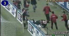 Serginho - 18 goals in Serie A (Milan 1999-2008)