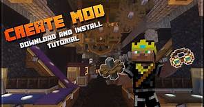 How to Install Minecraft Create Mod | Download and Install Tutorial