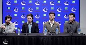 Garland, Hughes, Ekman-Larsson and Demko - 2022-23 Year End Media