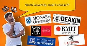 Study in Australia | Universities in Australia | Comparing top universities in Melbourne