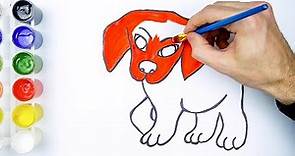 How To Draw Clifford The Big Red Dog Movie. Coloring pages