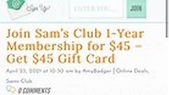 $45 Sams Club Membership and... - Living Rich With Coupons