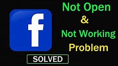How to Fix Facebook App Not Working / Not Opening Problem in Android & Ios