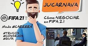 Cómo NEGOCIAR en FIFA 21 modo CARRERA | #consejos