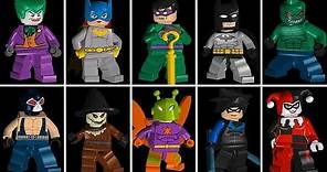 LEGO Batman The Videogame - All 46 Characters (Gameplay Showcase)