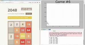 Training a CNN to play 2048 with reinforcement learning (reach 2048 in 28 games)