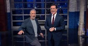 Jon Stewart Crashes Stephen’s Monologue