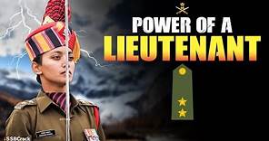 Power and Duty of a Lieutenant | Indian Army
