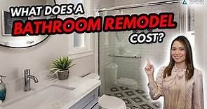 How Much Does a Bathroom Remodel Cost & Bathroom Remodel Cost Saving Tips